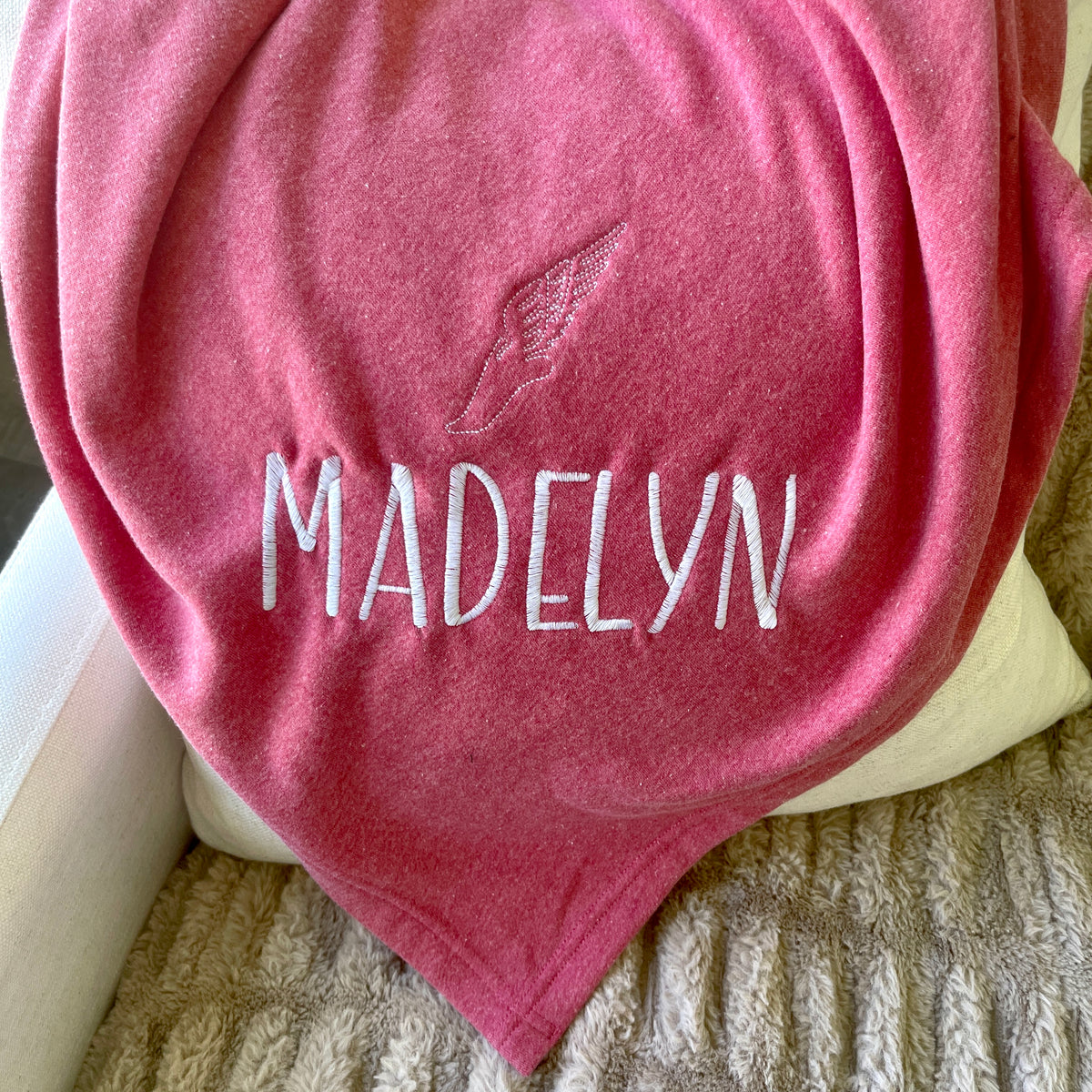 Personalized Track Blanket